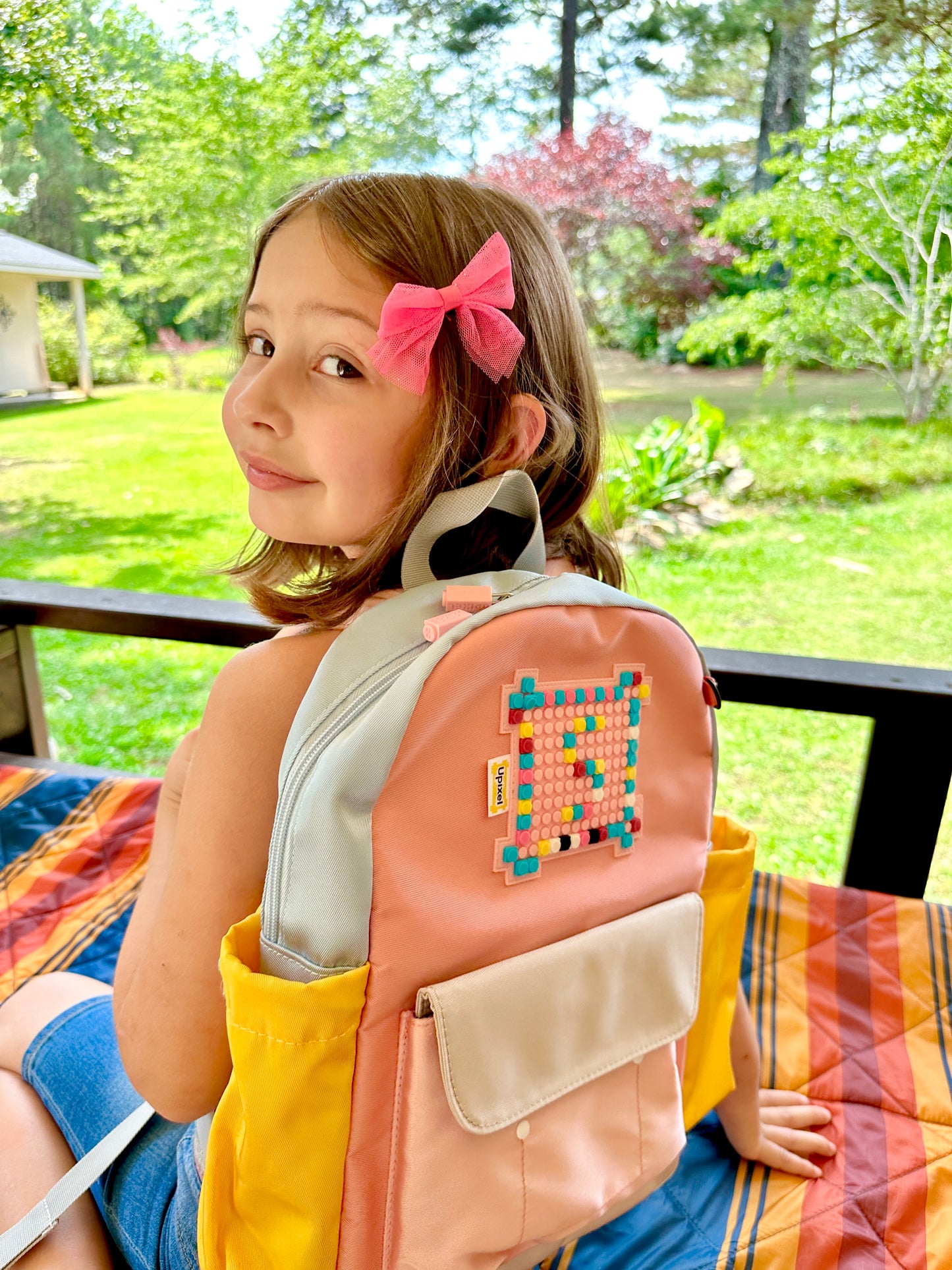 UPIXEL ACE DIY Patterns Kid's Backpack for Outdoor Travel for Age 3-8